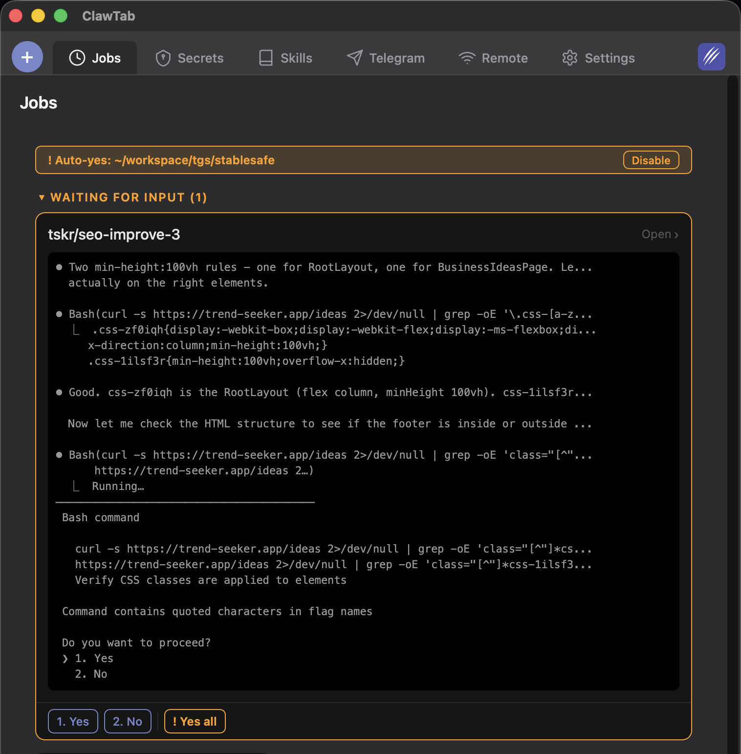 Auto-Yes Mode: Let Your Claude Code Agents Run Uninterrupted